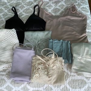 8 crop tops for $40